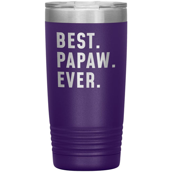 Best Papaw Ever Coffee Travel Mug 20oz Stainless Steel Vacuum Insulated Travel Mug with Lid Birthday Gift for Papaw Grandpa Coffee Cup 