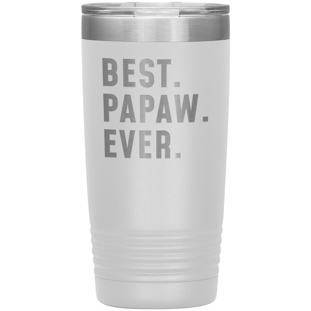Best Papaw Ever Coffee Travel Mug 20oz Stainless Steel Vacuum Insulated Travel Mug with Lid Birthday Gift for Papaw Grandpa Coffee Cup 