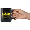 Best Papaw In The Galaxy Coffee Mug Black 11oz Gifts for Papaw $19.99 | Drinkware