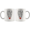 Best Pappy Gifts Funny Pappy Gifts Youre The Best Pappy Keep That Shit Up Coffee Mug 11 oz or 15 oz White Tea Cup $18.99 | Drinkware