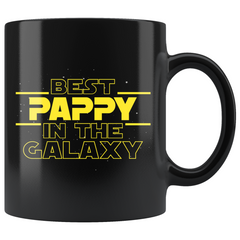 Load image into Gallery viewer, Best Pappy In The Galaxy Coffee Mug Black 11oz Gifts for Pappy
