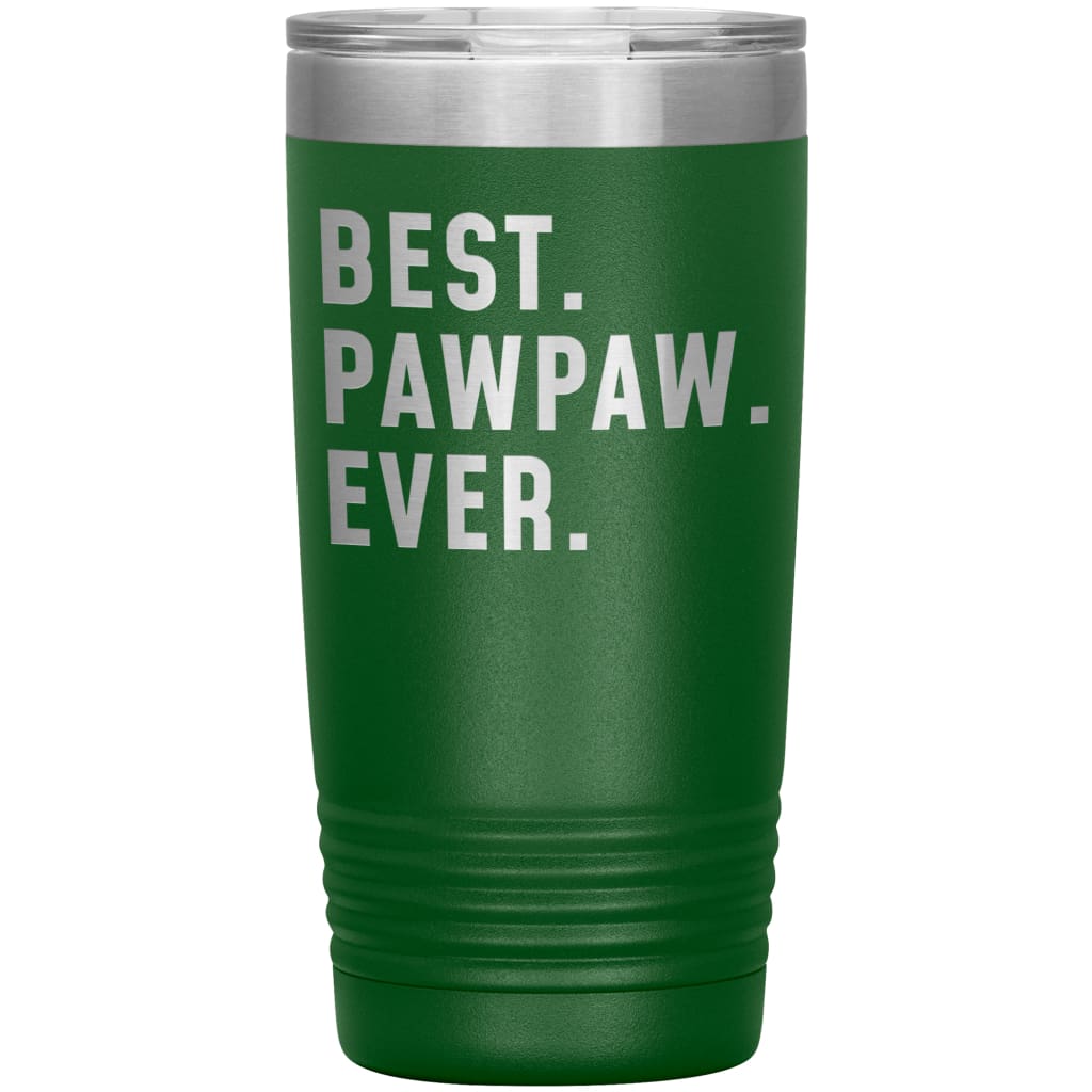 Best Pawpaw Ever Coffee Travel Mug 20oz Stainless Steel Vacuum Insulated Travel Mug with Lid Birthday Gift for Pawpaw Grandpa Coffee Cup 