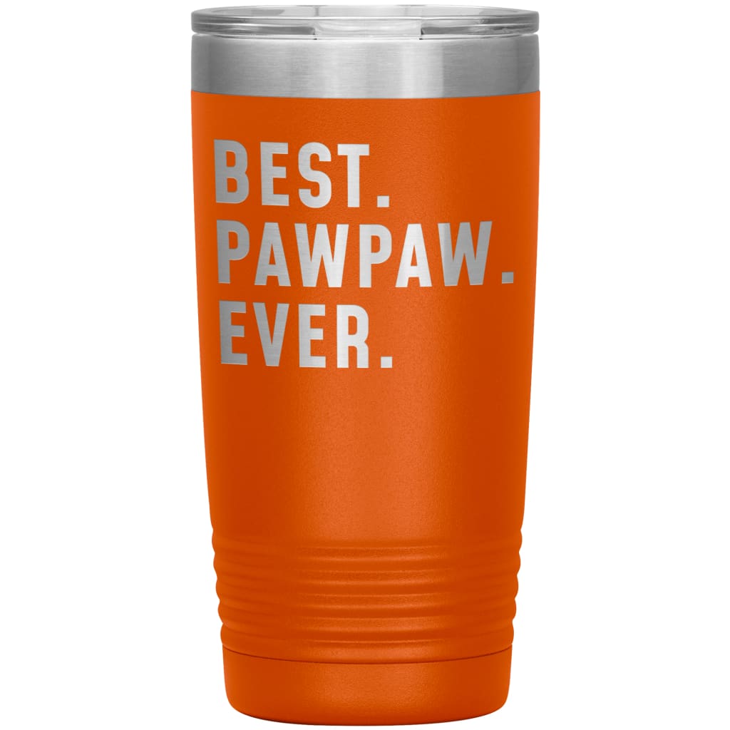 Best Pawpaw Ever Coffee Travel Mug 20oz Stainless Steel Vacuum Insulated Travel Mug with Lid Birthday Gift for Pawpaw Grandpa Coffee Cup 