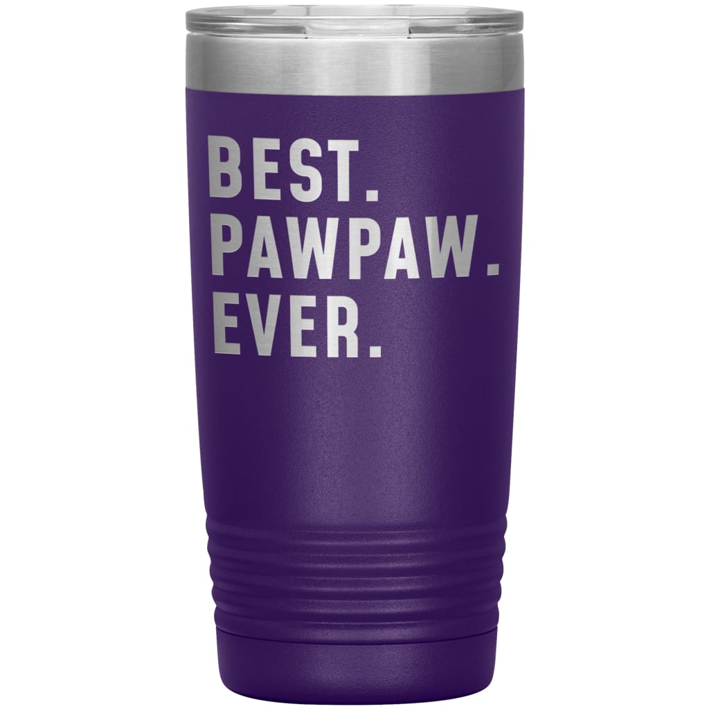 Best Pawpaw Ever Coffee Travel Mug 20oz Stainless Steel Vacuum Insulated Travel Mug with Lid Birthday Gift for Pawpaw Grandpa Coffee Cup 