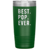 Best Pop Ever Coffee Travel Mug 20oz Stainless Steel Vacuum Insulated Travel Mug with Lid Birthday Gift for Pop Coffee Cup $24.99 | Green 