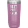 Best Pop Ever Coffee Travel Mug 20oz Stainless Steel Vacuum Insulated Travel Mug with Lid Birthday Gift for Pop Coffee Cup $24.99 | Light 