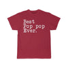 Best Pop Pop Ever T-Shirt Fathers Day Gift for Pop Pop Tee Birthday Gift Christmas Gift New Dad Gift Unisex Shirt $19.99 | Cardinal / S