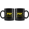 Best Pop In The Galaxy Coffee Mug Black 11oz Gifts for Pop $19.99 | Drinkware