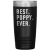 Best Poppy Ever Coffee Travel Mug 20oz Stainless Steel Vacuum Insulated Travel Mug with Lid Birthday Gift for Poppy Grandpa Coffee Cup 