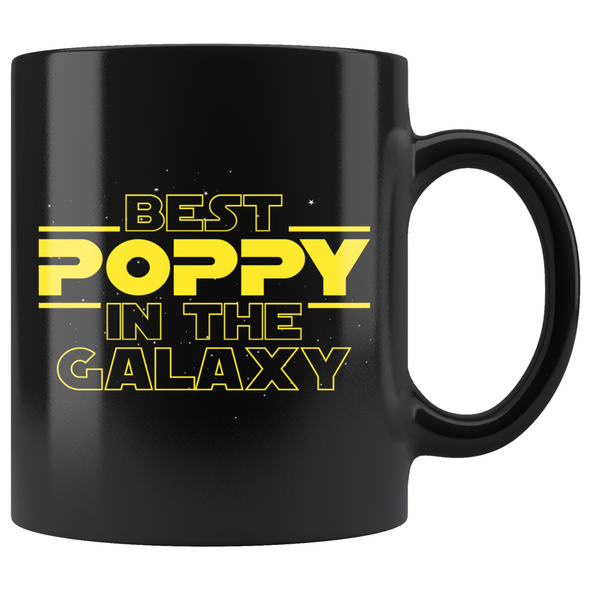 Best Poppy In The Galaxy Coffee Mug Black 11oz Gifts for Poppy $19.99 | 11oz - Black Drinkware