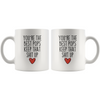 Best Pops Gifts Funny Pops Gifts Youre The Best Pops Keep That Shit Up Coffee Mug 11 oz or 15 oz White Tea Cup $18.99 | Drinkware