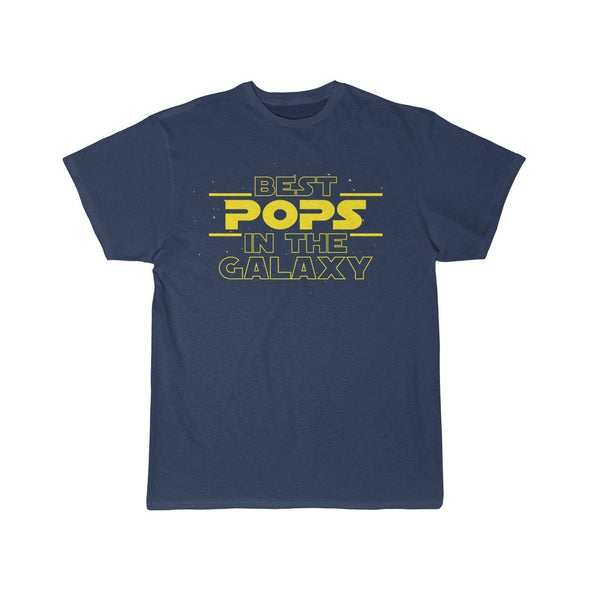 Best Pops In The Galaxy T-Shirt $14.99 | Athletic Navy / S T-Shirt