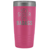 Best Sister Gift: 49% Sister 51% Badass Insulated Tumbler 20oz $29.99 | Pink Tumblers