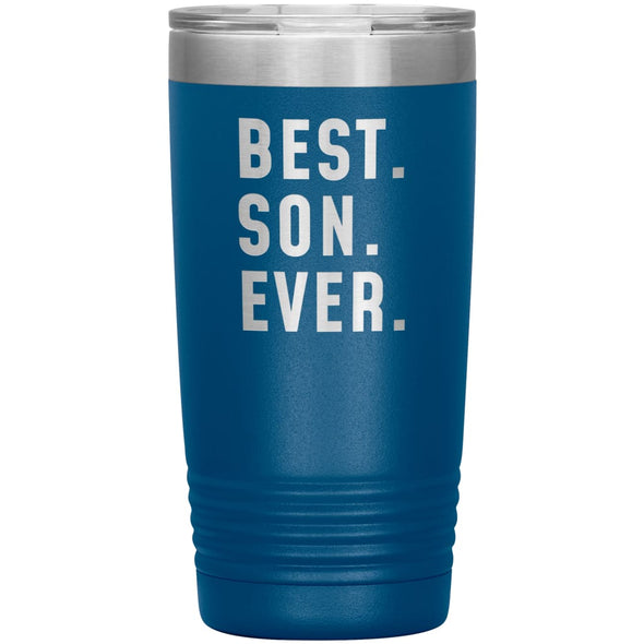 Best Son Ever Coffee Travel Mug 20oz Stainless Steel Vacuum Insulated Travel Mug with Lid Birthday Gift for Son Coffee Cup $29.99 | Blue 