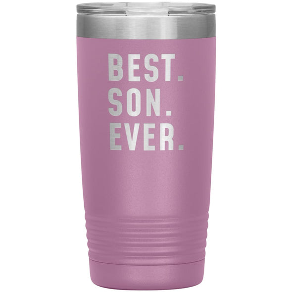 Best Son Ever Coffee Travel Mug 20oz Stainless Steel Vacuum Insulated Travel Mug with Lid Birthday Gift for Son Coffee Cup $29.99 | Light 