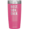 Best Son Ever Coffee Travel Mug 20oz Stainless Steel Vacuum Insulated Travel Mug with Lid Birthday Gift for Son Coffee Cup $29.99 | Pink 