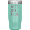 Best Son Ever Coffee Travel Mug 20oz Stainless Steel Vacuum Insulated Travel Mug with Lid Birthday Gift for Son Coffee Cup $29.99 | Teal 