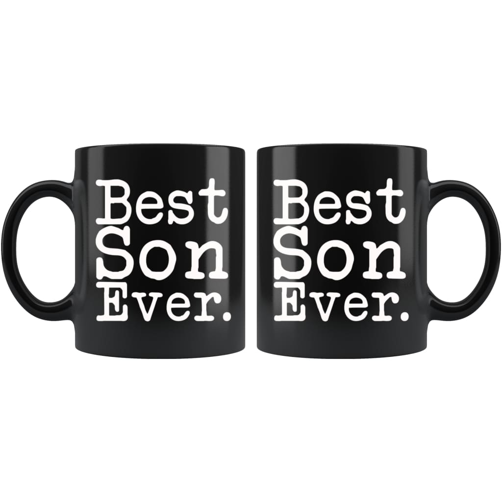 Best Son Ever Gift Unique Son Mug High School Graduation Gift for Son Best Birthday Gift Christmas Son Coffee Mug Tea Cup Black $19.99 |