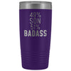 Best Son Gift: 49% Son 51% Badass Insulated Tumbler 20oz $29.99 | Purple Tumblers
