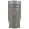 Best Step Dad Ever! Insulated 20oz Tumbler Gift Ideas for Stepdad $29.99 | Pewter Tumblers