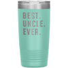 Best Uncle Ever Coffee Travel Mug 20oz Stainless Steel Vacuum Insulated Travel Mug with Lid Birthday Gift for Uncle Coffee Cup $29.99 | Teal