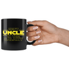 Best Uncle In The Galaxy Coffee Mug Black 11oz Gifts for Uncle $19.99 | Drinkware