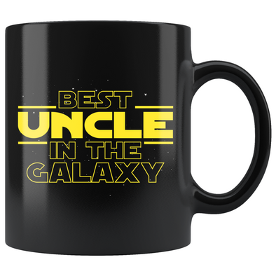 Best Uncle In The Galaxy Coffee Mug Black 11oz Gifts for Uncle $19.99 | 11oz - Black Drinkware