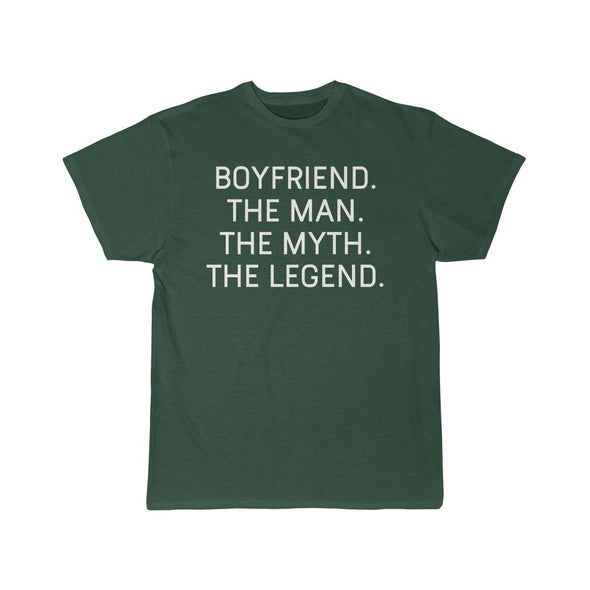 Boyfriend Gift - The Man. The Myth. The Legend. T-Shirt $14.99 | Forest / S T-Shirt