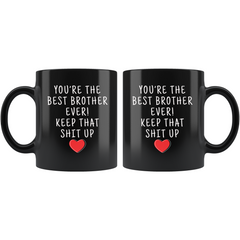 Load image into Gallery viewer, Brother Gifts Best Brother Ever Mug Brother Coffee Mug Brother Coffee Cup Brother Gift Coffee Mug Tea Cup Black