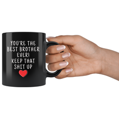 Load image into Gallery viewer, Brother Gifts Best Brother Ever Mug Brother Coffee Mug Brother Coffee Cup Brother Gift Coffee Mug Tea Cup Black