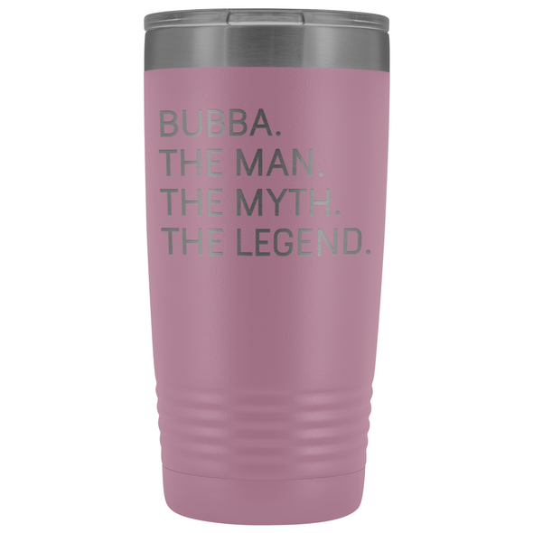 Bubba Gifts Bubba The Man The Myth The Legend Stainless Steel Vacuum Travel Mug Insulated Tumbler 20oz $31.99 | Light Purple Tumblers