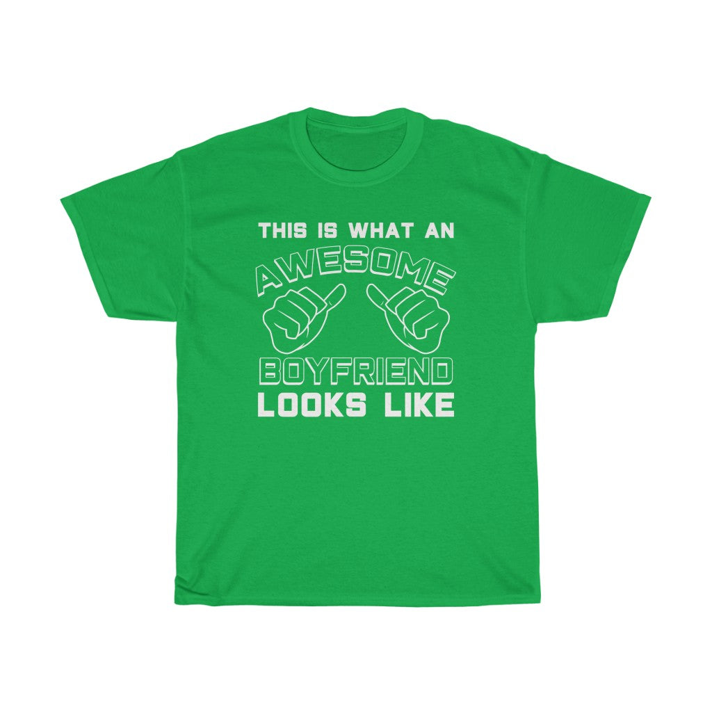 Best Boyfriend Gifts: "This Is What An Awesome Boyfriend Looks Like" Anniversary Valentine's Day Mens T-Shirt — photo 7
