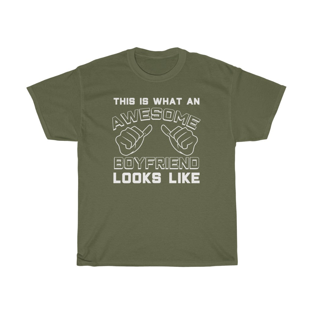 Best Boyfriend Gifts: "This Is What An Awesome Boyfriend Looks Like" Anniversary Valentine's Day Mens T-Shirt — photo 5