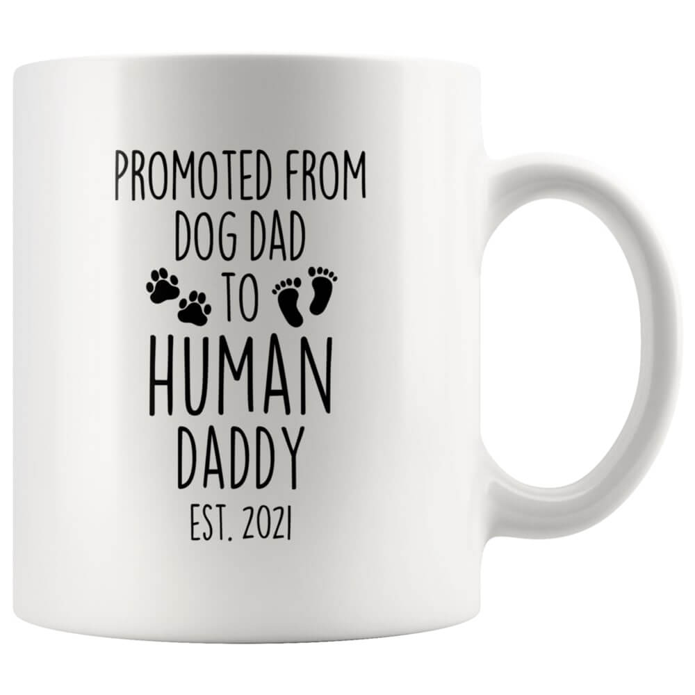 Dog Dad to Human Daddy Mug — Est. 2022 — photo 7