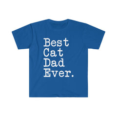 Load image into Gallery viewer, Gifts for Cat Lovers Best Cat Dad Ever T-Shirt Father&amp;#39;s Day Gift for Cat Dad Tee Pet Owner Cat Rescue Gift Unisex Shirt