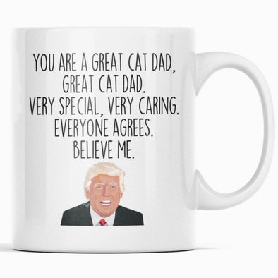 Cat Dad Coffee Mug | Funny Trump Gift for Cat Dad $14.99 | 11oz Mug Drinkware