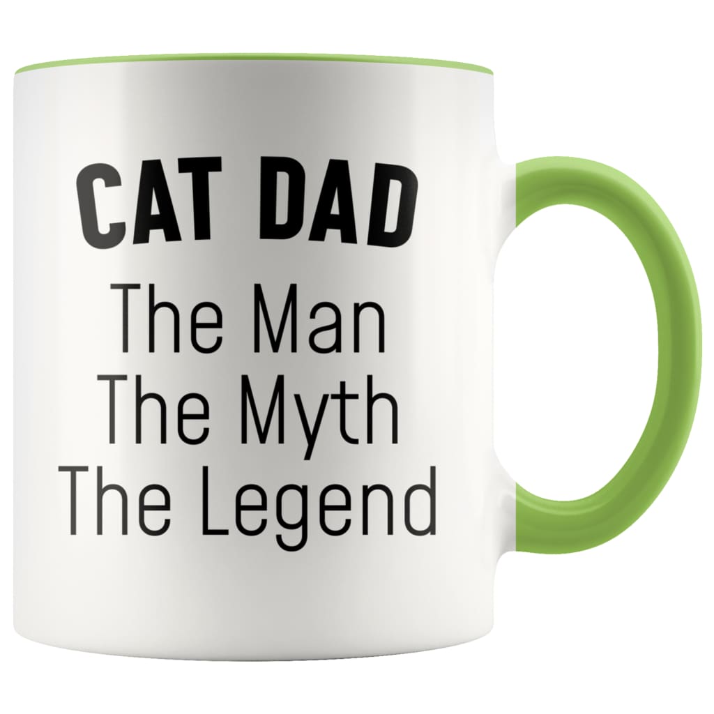 Cat Dad Gifts Cat Dad The Man The Myth The Legend Cat Lover Cat Owner Men Christmas Birthday Coffee Mug — photo 3