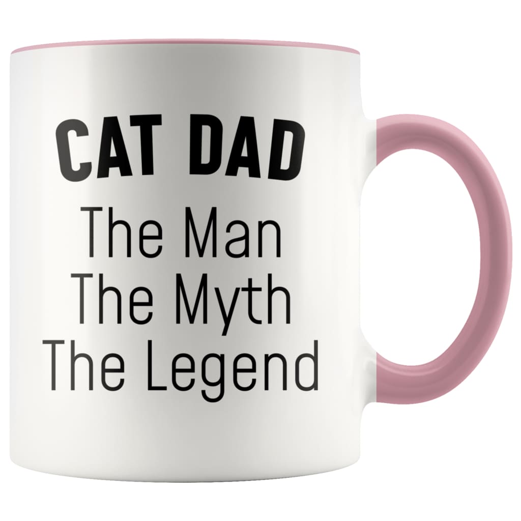 Cat Dad Gifts Cat Dad The Man The Myth The Legend Cat Lover Cat Owner Men Christmas Birthday Coffee Mug — photo 5