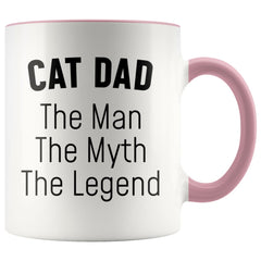 Load image into Gallery viewer, Cat Dad Gifts Cat Dad The Man The Myth The Legend Cat Lover Cat Owner Men Christmas Birthday Coffee Mug
