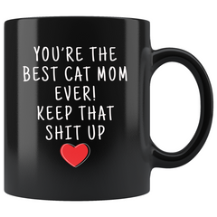 Load image into Gallery viewer, Cat Lover Gifts Women Best Cat Mom Ever Mug Cat Mom Coffee Mug Cat Mom Coffee Cup Cat Mom Gift Coffee Mug Tea Cup Black