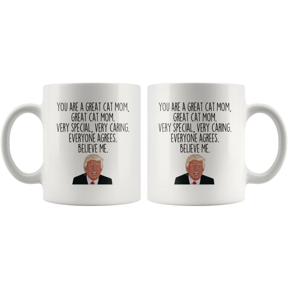 Cat Mom Coffee Mug | Funny Trump Gift for Cat Mom $14.99 | Drinkware