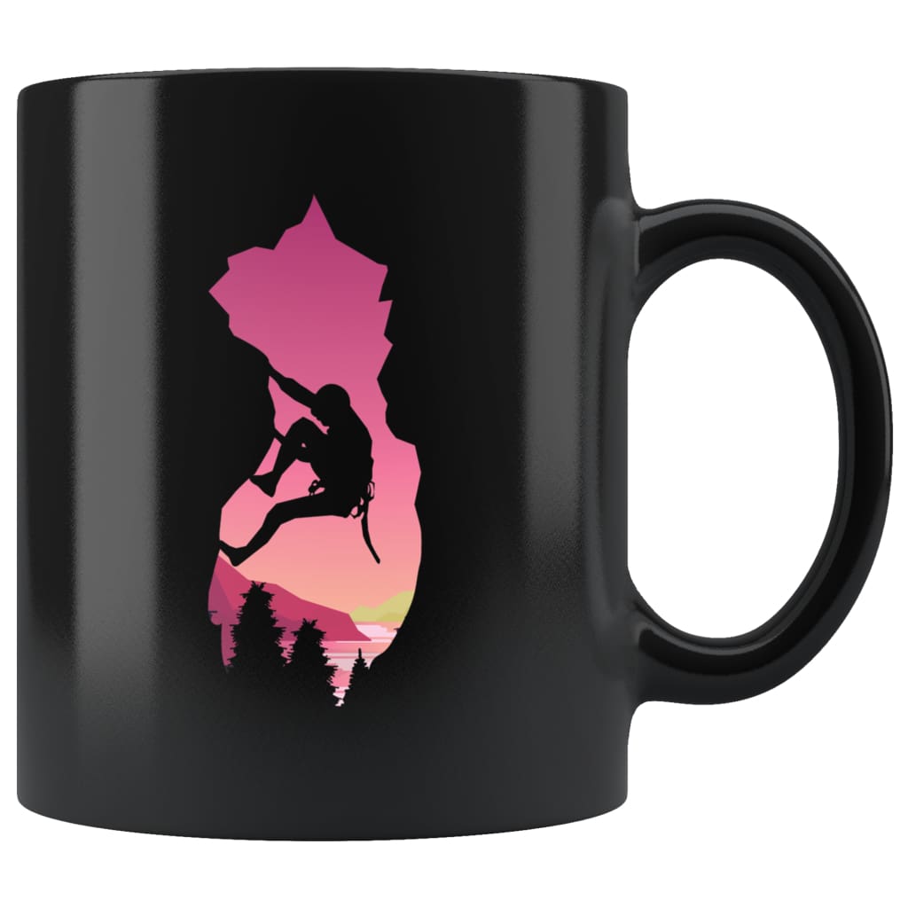 Climber Coffee Mug - Climbing Gift For Him or Her - BackyardPeaks