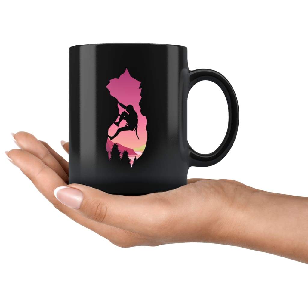 Climber Coffee Mug - Climbing Gift For Him or Her - BackyardPeaks