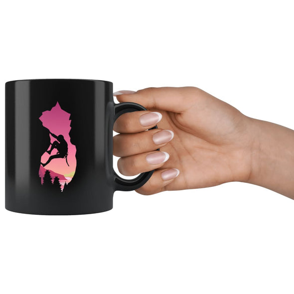 Climber Coffee Mug - Climbing Gift For Him or Her - BackyardPeaks
