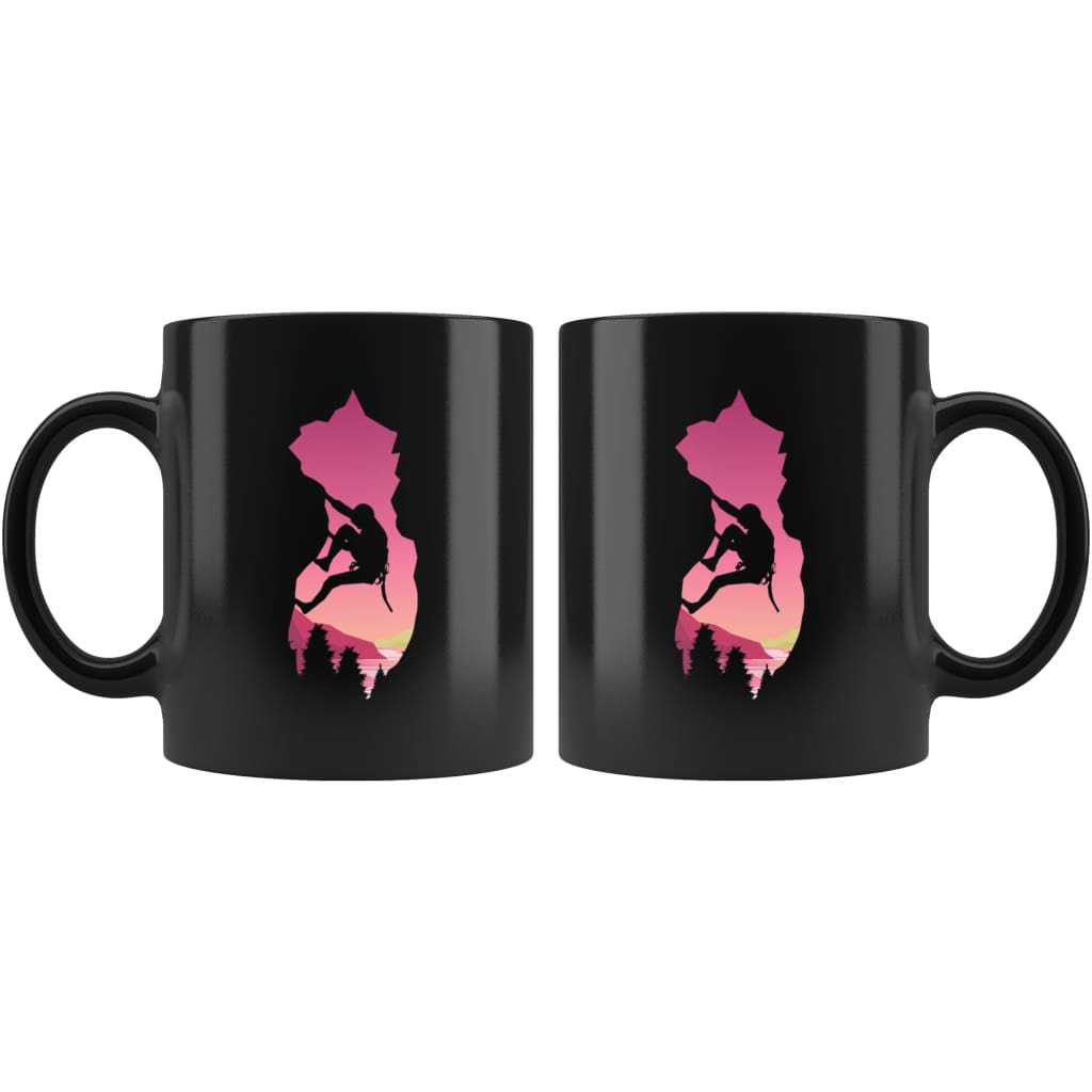 Climber Coffee Mug - Climbing Gift For Him or Her - BackyardPeaks