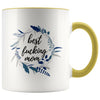 Coffee Mug | Best Fucking Mom | Mother’s Day Gift | Gift For Mom | Best Mom Ever | Floral Mug $14.99 | Yellow Drinkware