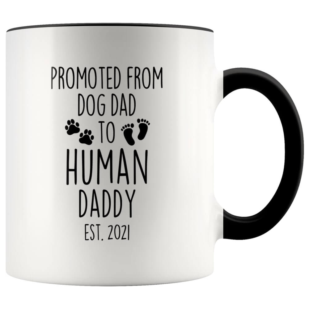 Dog Dad to Human Daddy Mug — Est. 2022 — photo 1