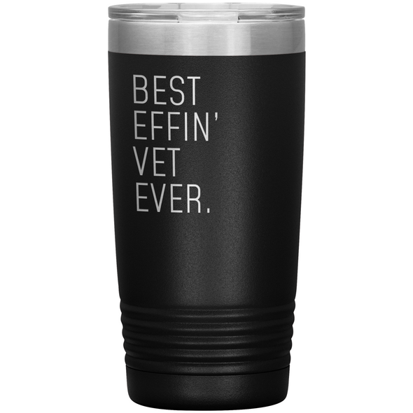 Customized Name Personalized Unique Gifts for Veterinarian Insulated 20oz Tumbler $33.99 | Black Tumblers