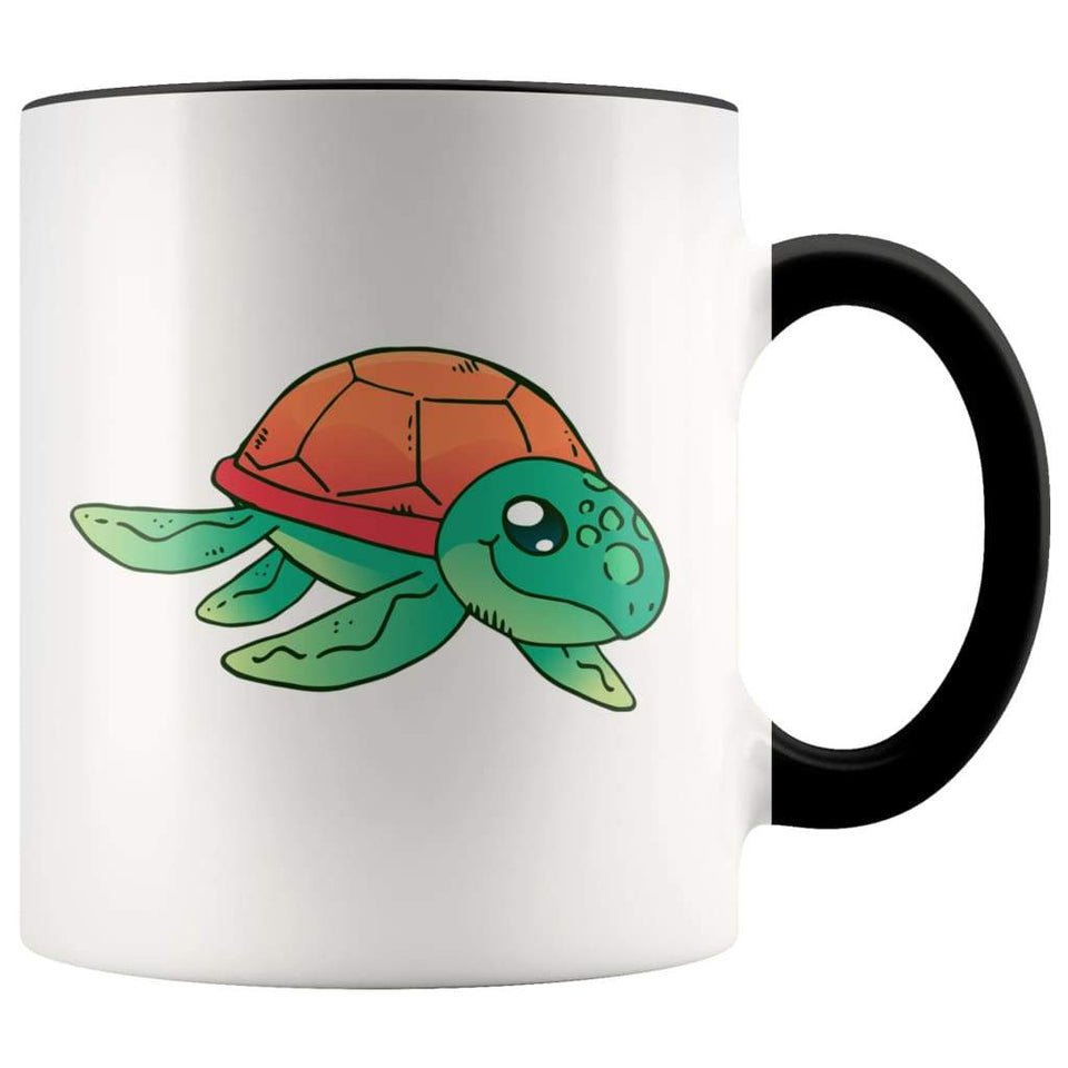 Cute Turtle Mug - Sea Turtle Lover Gifts