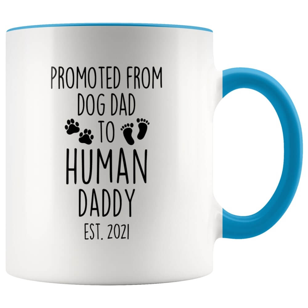 Dog Dad to Human Daddy Mug — Est. 2022 — photo 2